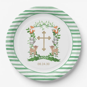 Bosdieren Wapenschild Jongens Doop Papieren Bord
