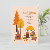 Bosdieren warming-up kaart (Staand voorkant)