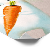 Bosdieren welkom Baby shower Poster (Hoek)