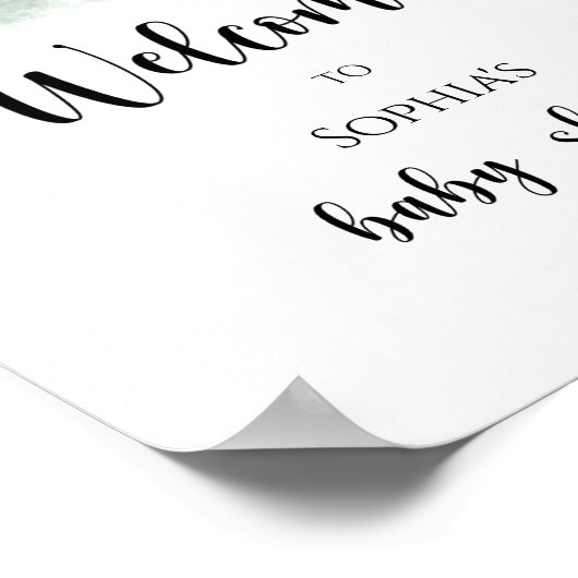 Bosdieren - Welkom Poster (Hoek)