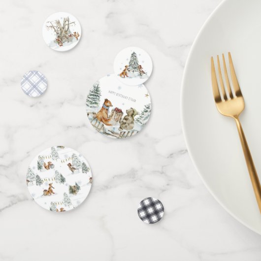 Bosdieren | Winter Verjaardagsfeestje  Confetti (Groep)