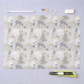 Bosdieren Winterdieren Bossen Tissuepapier (Craft)