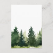 Bosdieren Winterkerstboeken voor baby Informatiekaartje (Achterkant)