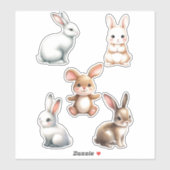 Bosdieren Woud Dieren Sticker (Vel)