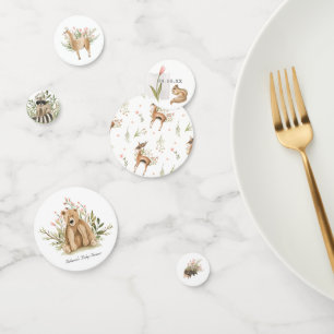 Bosdieren Zoete lente baby shower Confetti