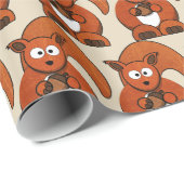 Bosdierenkorrels Cadeaupapier (Rol Hoek)