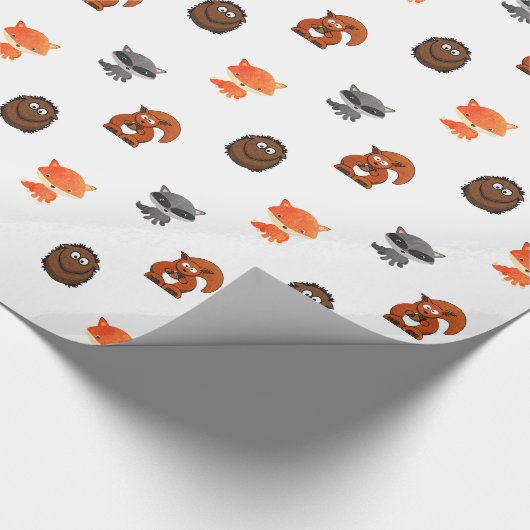 Bosdierenkorrels Cadeaupapier (Hoek)