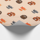 Bosdierenkorrels Cadeaupapier (Hoek)