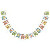 Bosdierenkuikerpartij Vlaggetjes (Alle)