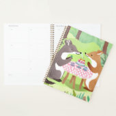 Bosdierenpicknick | Whimsical Cute Watercolor Planner (Display)