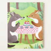 Bosdierenpicknick | Whimsical Cute Watercolor Planner (Achterkant)