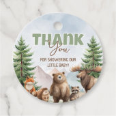 Bosdierentags met bedankje bedankjes labels (Voorkant)