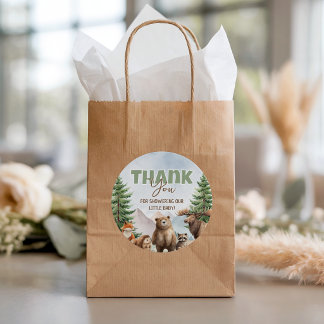 Bosdierentags met bedankje bedankjes labels