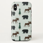 Bosdierentuin Beer Moose Rustic Phone Case (Achterkant)