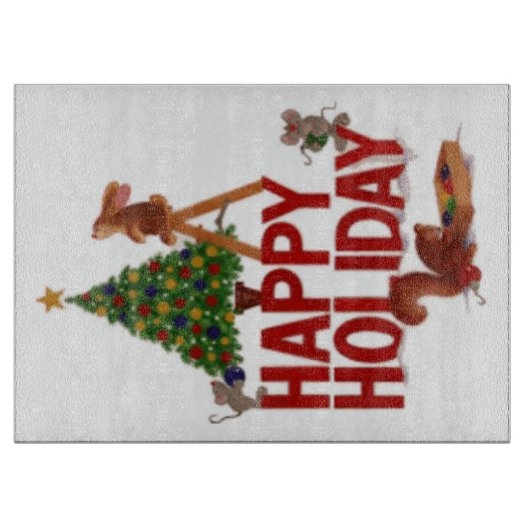 Bosdierentuin Snijplank (Voorkant)