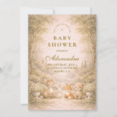 Bosdiertjes Baby Shower Kaart (Voorkant)