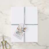 Bosduif Kerstmis Cadeaulabel (Met Touw)