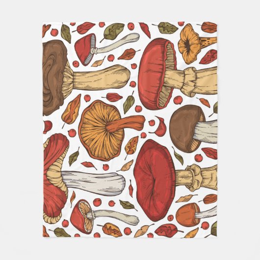 Boseetbare producten: wild Collectie. Fleece Deken (Voorkant)