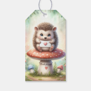 Bosegelhouten cadeaukaart cadeaulabel