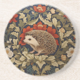 Boseggel William Morris geïnspireerd Zandsteen Onderzetter