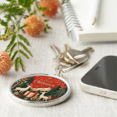 Boseland Herten Kerstcadeau Sleutelhanger (Zijkant)