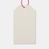 Boseland herten Kerstcadeautags Cadeaulabel (Achterkant)