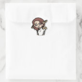 Boself met slijm vriend sticker (Tas)