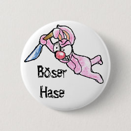 Böser Hase Ronde Button 5,7 Cm