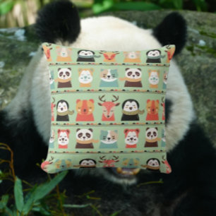 Bosfantasie Knuffelvrienden Worpkussen Kussen