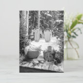 Bosfantasie Sprinkle | Rustieke Thema Kaart (Staand voorkant)