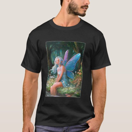 Bosfee Bosnimf Etherische Pastel Vleugels Cottagec T-shirt (Voorkant)