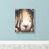 Bosfee Canvas Afdruk (Insitu (Houten vloer))