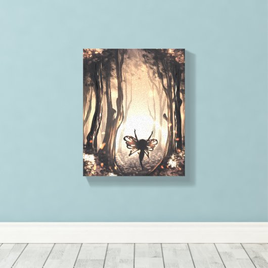 Bosfee Canvas Afdruk (Insitu (Houten vloer))