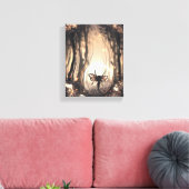 Bosfee Canvas Afdruk (Insitu (Woonkamer))