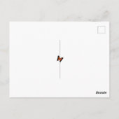 Bosfee die een boek leest tussen paddenstoelen briefkaart (Achterkant)