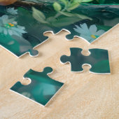 Bosfee en Nieuwsgierige Ree Legpuzzel (Zijkant)