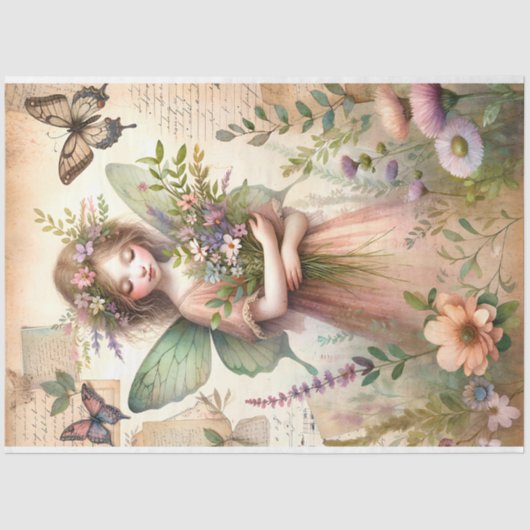 bosfee Ephemera Decoupage Tissuepapier (Voorkant)