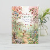 Bosfeest Uitnodiging (Staand voorkant)