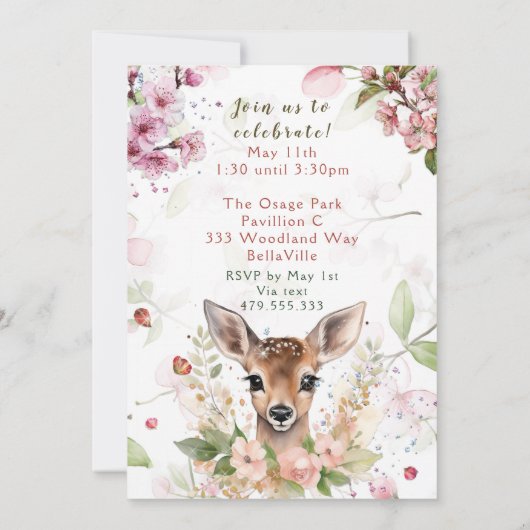 Bosfeest Uitnodiging (Achterkant)