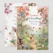 Bosfeest Uitnodiging (Voorkant / Achterkant)