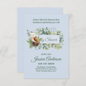 Bosflora en -fauna BABY SHOWER Uitnodigingen (Voorkant / Achterkant)