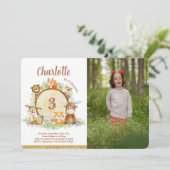 Bosfoto uitnodiging (Staand voorkant)