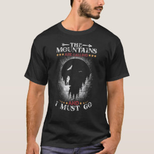 Bosgebergte buitenshuis Natuur Wildlife Trees Ret T-shirt