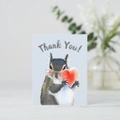 bosgebied Eekhoorn dank u kaart (Staand voorkant)