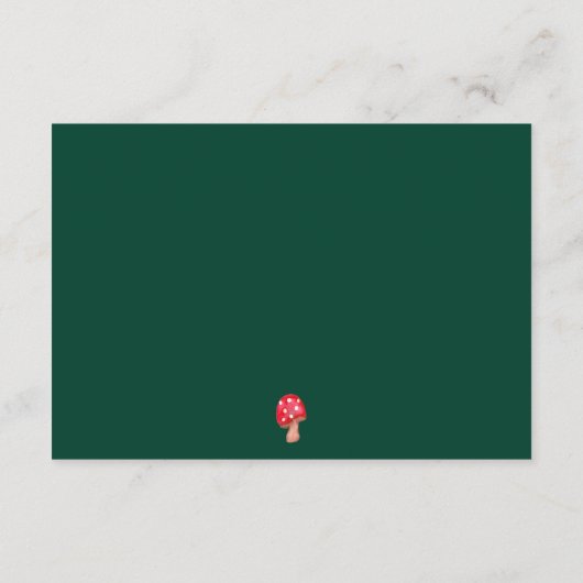 bosgebied groen hout diaper raffinaderij douche informatiekaartje (Achterkant)