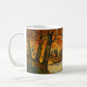 Bosgebied in de herfst koffiemok (Links)