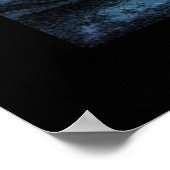 bosgebied moonlight volle maan wolf poster (Hoek)