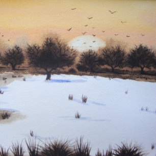 bosgebied sneeuwscand landschap legpuzzel