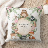  bosgebieden Girl Nursery Decor Kussen (Deken)