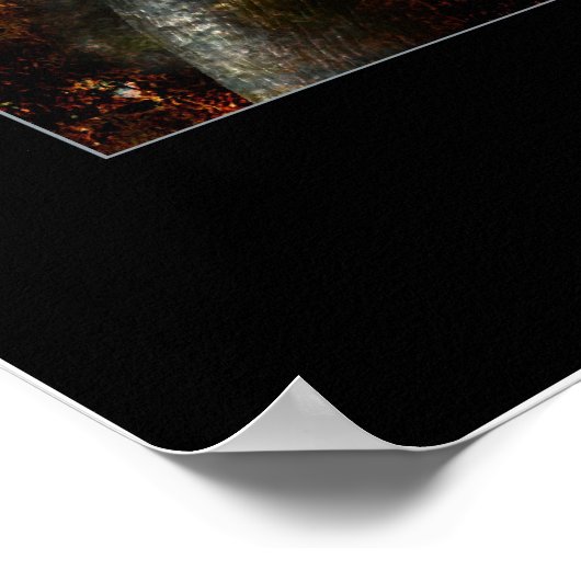 Bosgeest: tegenstand - Poster (Hoek)